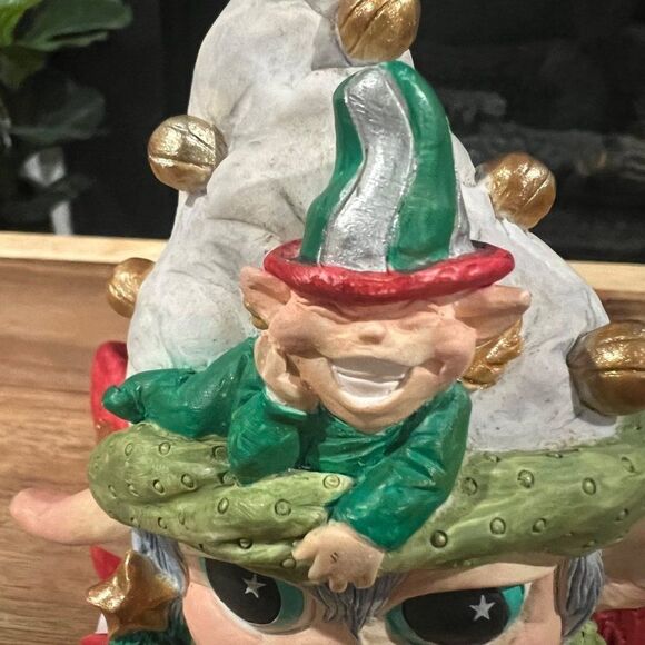 The Christmas Spirit Elf Figurine By Gayle Middleton - Picture 3 of 7